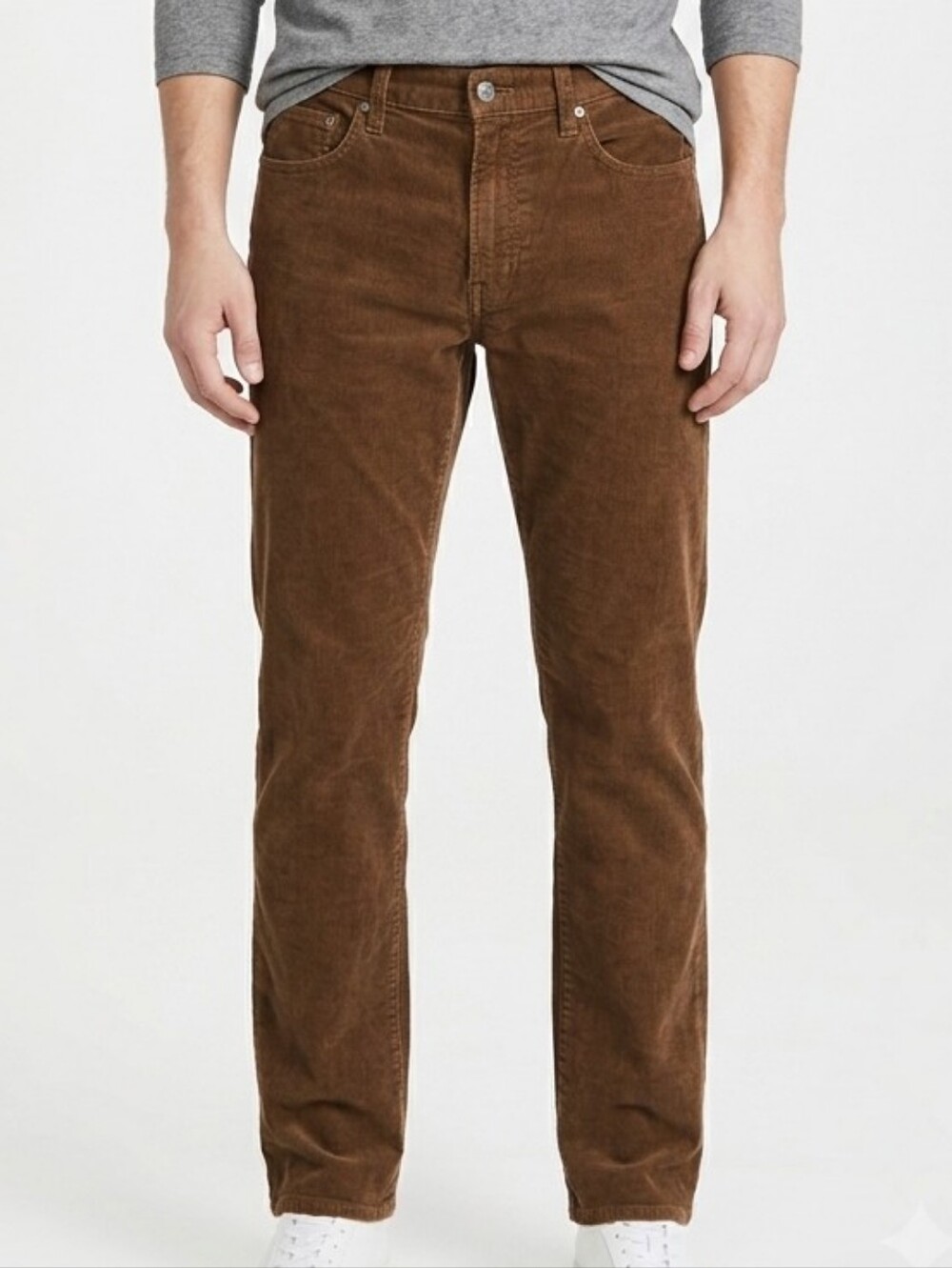 J Crew 770 Brown Corduroy Pants Slim Fit Cord Men 30x32 Excellent Preppy